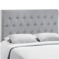 East End Imports Clique Queen Headboard- Gray MOD-5202-GRY
